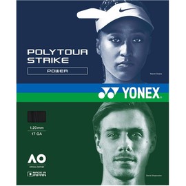 Yonex YONEX Tennis String POLYTOUR STRIKE 120 POLYTOUR STRIKE 120 PTGST120 Cool Black (730)