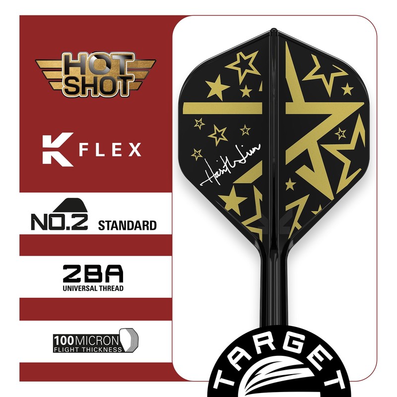 Target Japan Hot Shot K Flex Dart Flights and Shafts