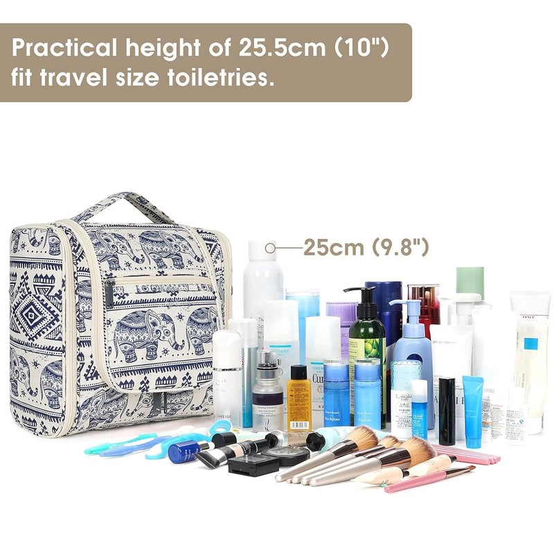 Hanging Travel Toiletry Bag Cosmetic Make up Organizer for Women