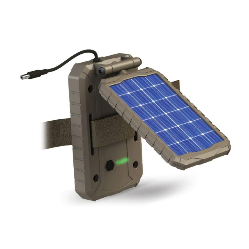 Stealth Cam Lithium Solar Power Panel (4-Pack) Bundle with Card
