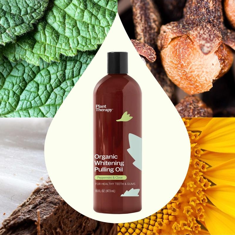 Plant Therapy Organic Whitening Pulling Oil - Size: 16oz