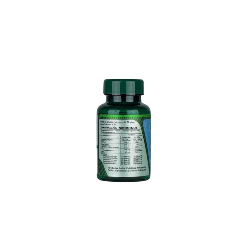 Herbalia Lab Fórmula Avanzada: Probióticos + Fibra, 2 Billones UFC,