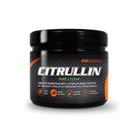 SRS Muscle - Citrulline, 250 g, neutral, 100% pure without malate, ultra-crystalline, derived from corn, specially pH neutral, 100% vegan, German premium quality