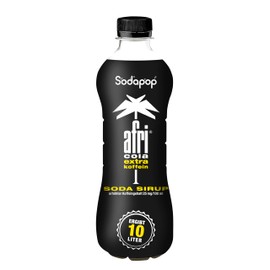 Sodapop Sodapop Sirup afri Cola 25, Extraportion Koffein, schnell & einfach zubereitet, 1 Flasche ergibt 10 L Fertiggetränk, 500 ml