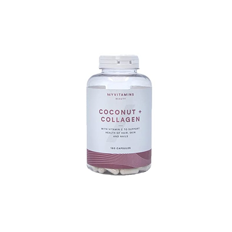Coconut + Collagen (180 Capsules) - Myvitamins