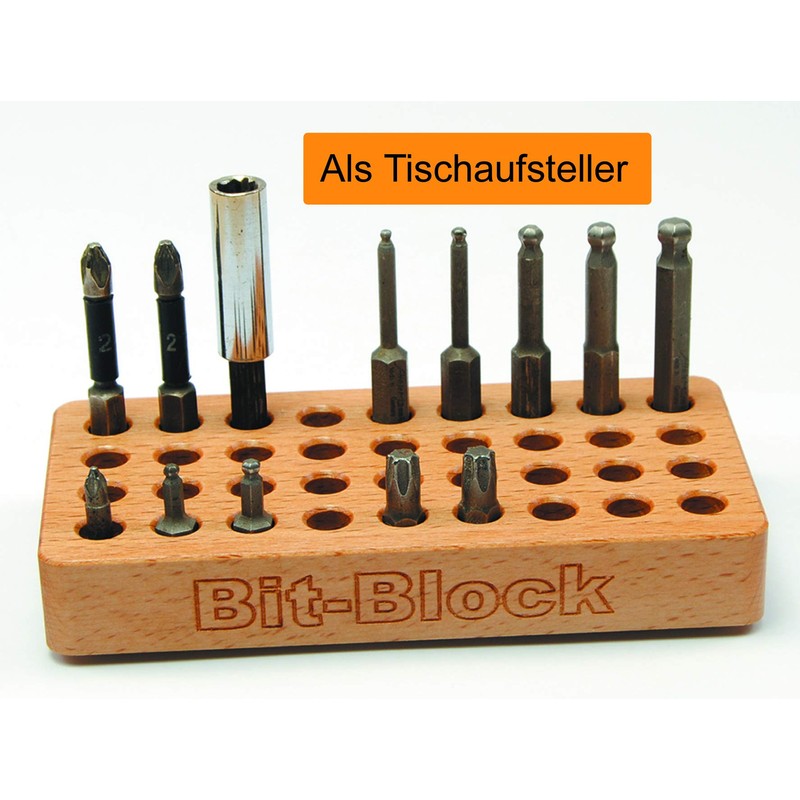 Bit Block Set of 3 – The Workshop Bit Stand