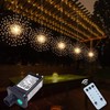 SHUKAN 5 Pcs 1000 LED Plug-in Starburst Sphere Lights, Firework