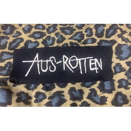 Aus Rotten DIY Patch- Punk Crust Leftover Crack Star Hipsters Anti Rasist Action