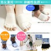 PUICK 3 Pairs Silk, Five Toe Socks, No Heels, Half
