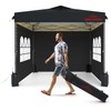 10x10 Pop Up Canopy with Sidewalls, Easy Up Canopy Tent,