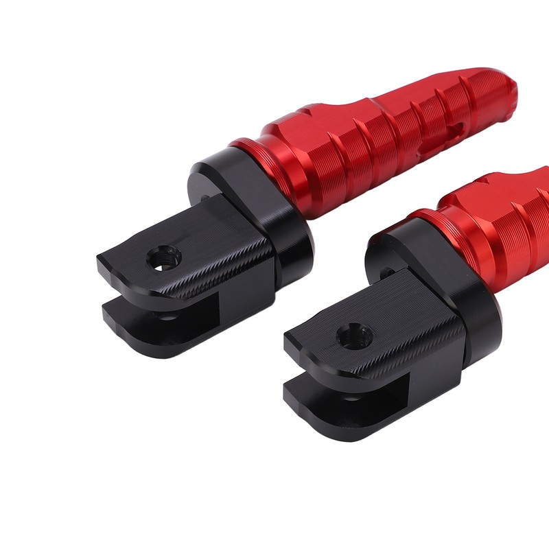 Motorcycle Front Footrests Aluminium Alloy Anti Slip Replacement for MV