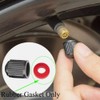 YehVeh 100 Pack Tire Valve Stem Caps Gasket O Ring