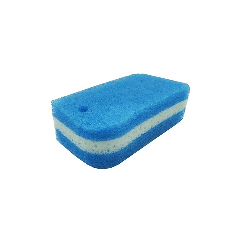 Ohe Quick Double Bath Sponge, Blue, Width 7.3 x Depth