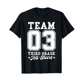 Team 3rd Grade All-Stars Back To School Sports Jersey T-Shirt