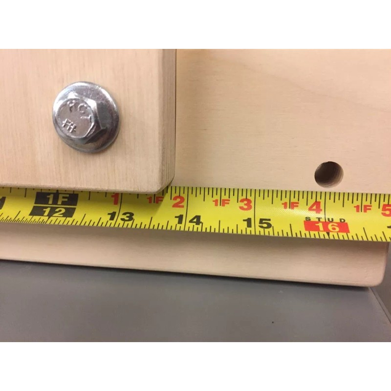 The Plyobox Warehouse 12"x48" Climbing PegBoard w/ 18" mounting brackets,