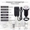SINKINGDOM Garbage Disposal SinkTop Air Switch Kit with Long Button,Brass