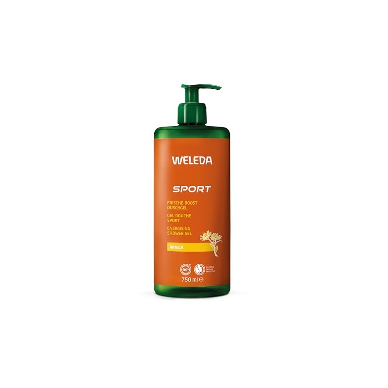 Weleda Arnica Sport Body Wash with Natural Essential Oils, 750