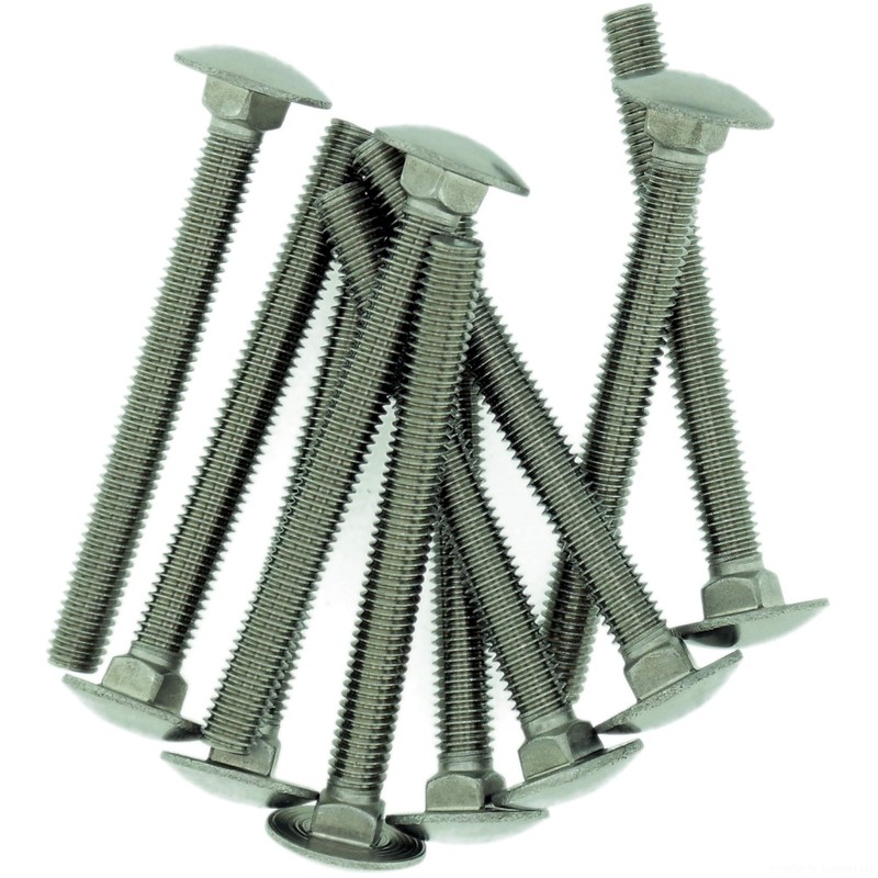 M8 (8mm x 40mm) Cup Square Carriage Bolt (Fully Threaded)