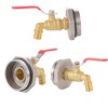 Ceaeso 2" Drum Faucet for 55 Gallon Drum,3/4 inch Brass