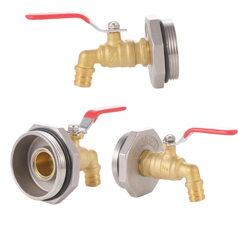 Ceaeso 2" Drum Faucet for 55 Gallon Drum,3/4 inch Brass