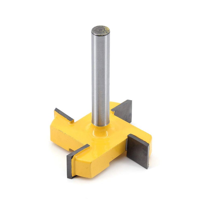 DingGreat 8 mm Shank CNC Spoilboard Surface Milling Cutter Bit,