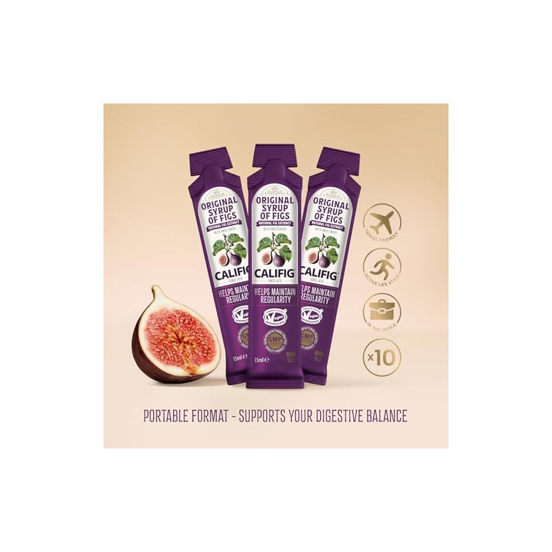 Califig Original Syrup of Figs Sachets Natural Digestive Aid |