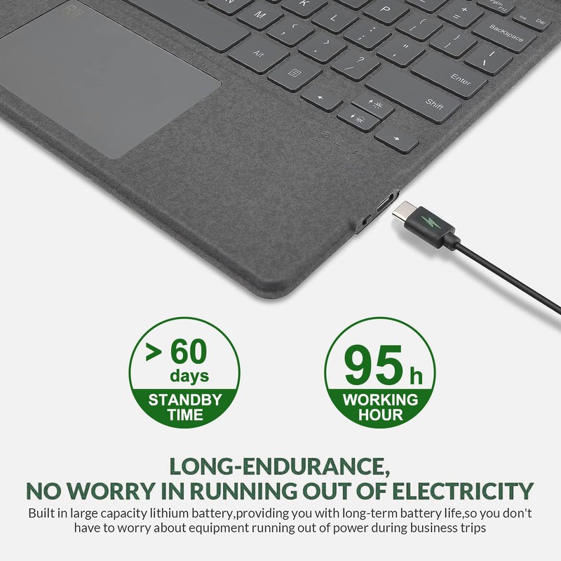 Keyboard Backlit/Non-Backlit Compact Layout Long Battery Life Ergonomic Design Lightweight