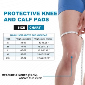DGYAO Calf Guard Support Pads Comfortable & Breathable Protective Knee Shin Guards for Sports,Easy to Wear Design for Rugby, Football, Extreme Exercise Enhanced Impact Protection for Athletes XL
