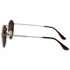 OPULIZE Sol Sun Spacer Glasses Retro Round Matt Gold Men