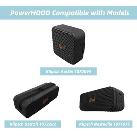 PowerHOOD 5V USB Type C AC/DC Adapter Compatible with Klipsch Nashville 1071975 Detroit 1072202 Austin 1072094 Portable Bluetooth Speaker 5VDC DC5V 5 Volt 5 Volts Power Supply Cord Charger Cable PSU