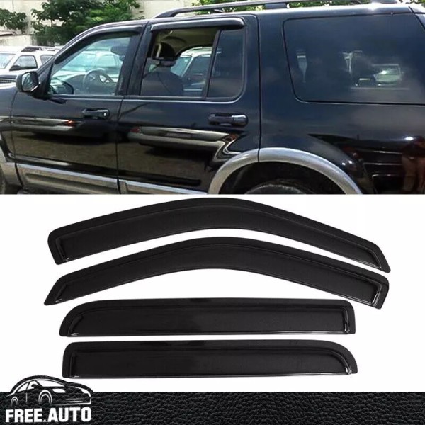 FREE-AUTO802 For 02-10 Ford Explorer 03-05 Lincoln Aviator Window Visor