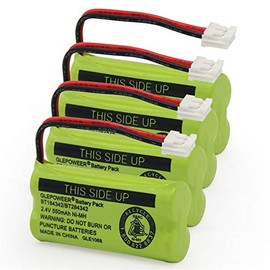 BT18433/BT28433 Cordless Phone Battery, Also Compatible with BT184342/BT284342 BT183348/BT283348 BT8300 BT1011 BT1018 BT1022 BT1031 2SN-AAA55H-S-J1 CS6229 Telephone(4 Pack)