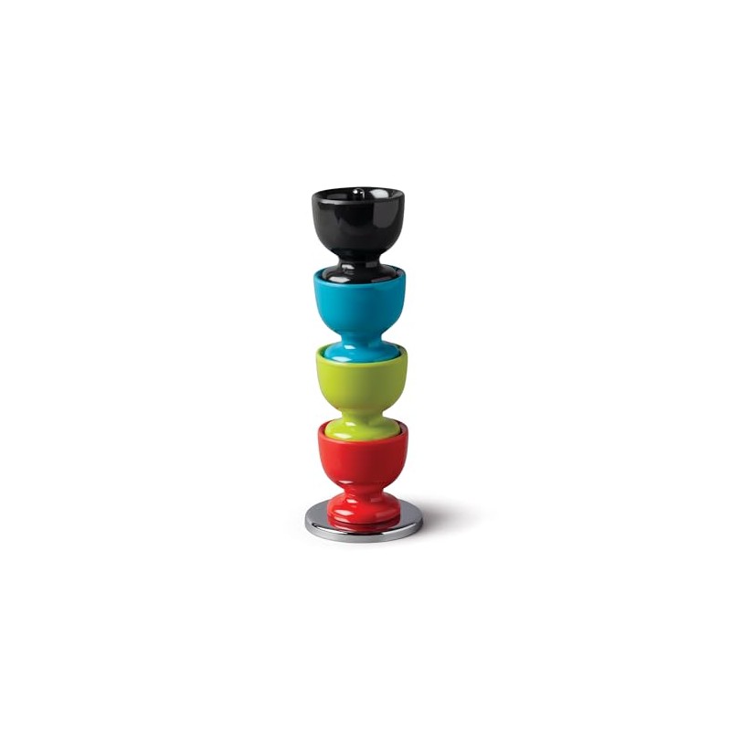 Zeal G277RLATX Egg Cups, Melamine, Bright Mix