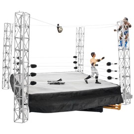 Figures Toy Co. Highwire War Wrestling Action Figure Playset for WWE & AEW Wrestling Figures