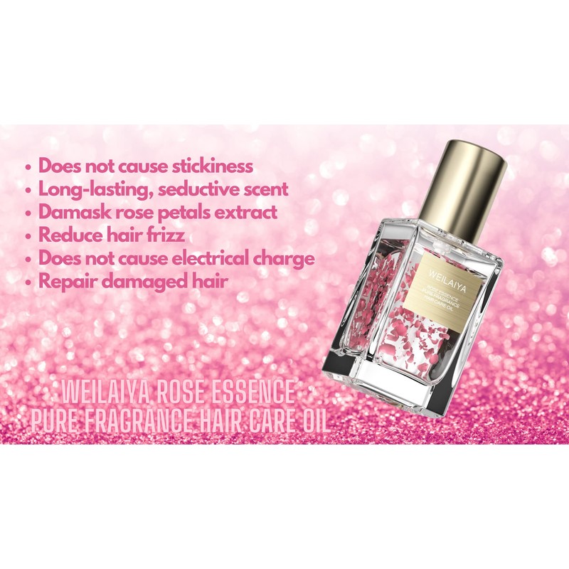generic Weilaiya Rose Essence Pure Fragrance Hair Care Oil 1.41fl