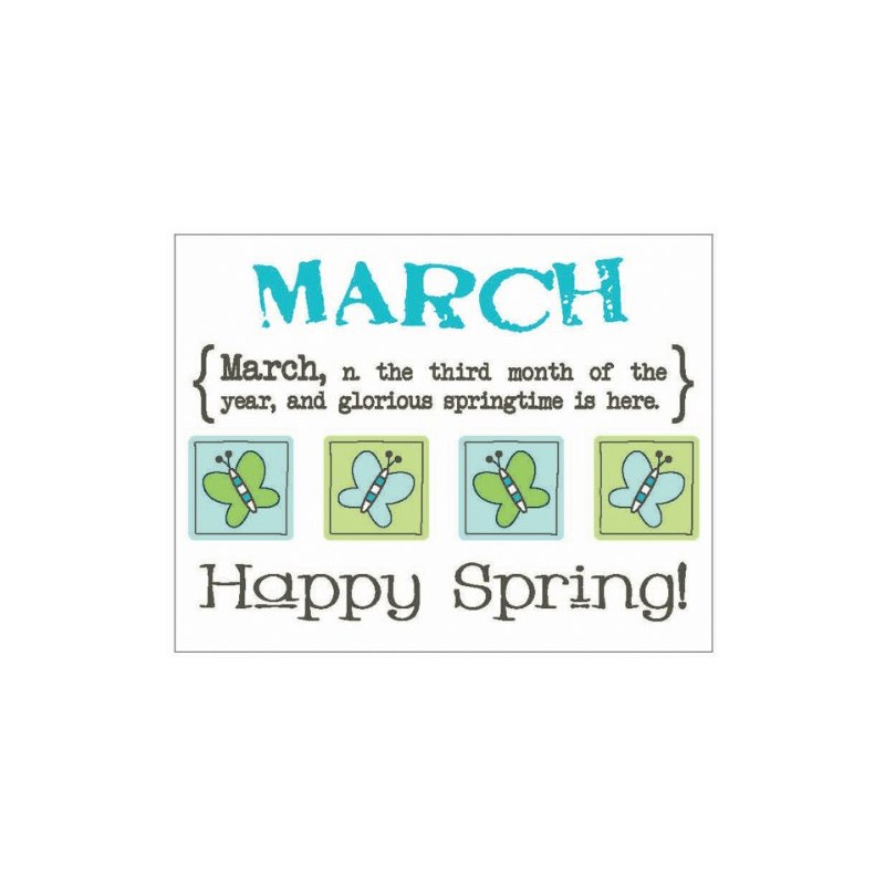 SRM Stickers Monthly Memories for March