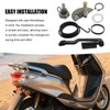 Ollanoos Motorcycle Starter Lever Shaft Kit, Moped Kick Start Lever