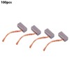 100pcs Carbon Brushes Replacement Parts for 12V/24V Car Electronic Fan