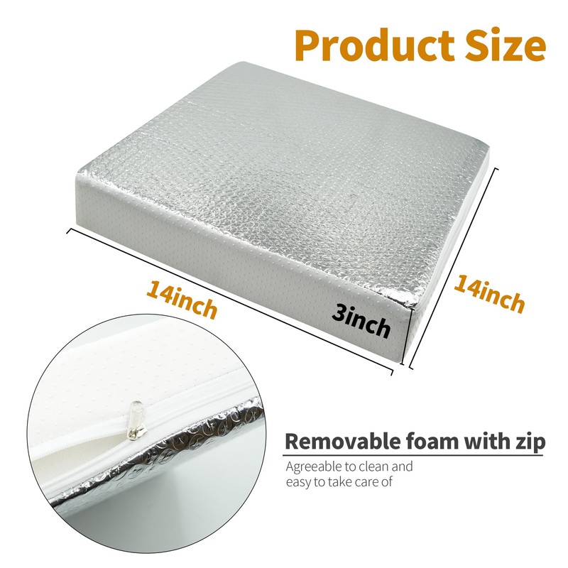 EDIETH 14'' * 14'' * 3" RV Vent Insulator RV