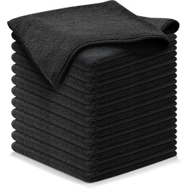 USANOOKS Microfiber Cleaning Cloth - 12Pcs 12.5x12.5 inch High Performance - 120