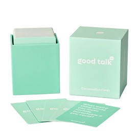 Good Talk 150 Tarjetas de conversación para Familiares y Amigos, diversión Familiar, Noches de Juego, Citas nocturnas, Viajes por Carretera y Camping