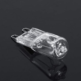 Fafeicy Home Lamp Bulb, 10Pcs G9 Base Halogen Light Bulb 120V 40W Lighting Replacement Home Warm White Bright
