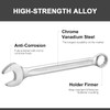 Jetech 23mm Combination Wrench - Industrial Grade, Chrome Vanadium Steel,