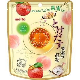 Meito Sangyo Tea Apple & Peach 5 Piece