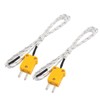 uxcell 2 Pcs K Type 800C Wire Lead Measuring Thermocouple