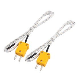 uxcell 2 Pcs K Type 800C Wire Lead Measuring Thermocouple Sensor 1M 3.3Ft