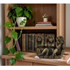 DurableDelights 3 Wise Monkeys Statue for Home Decor Accents -