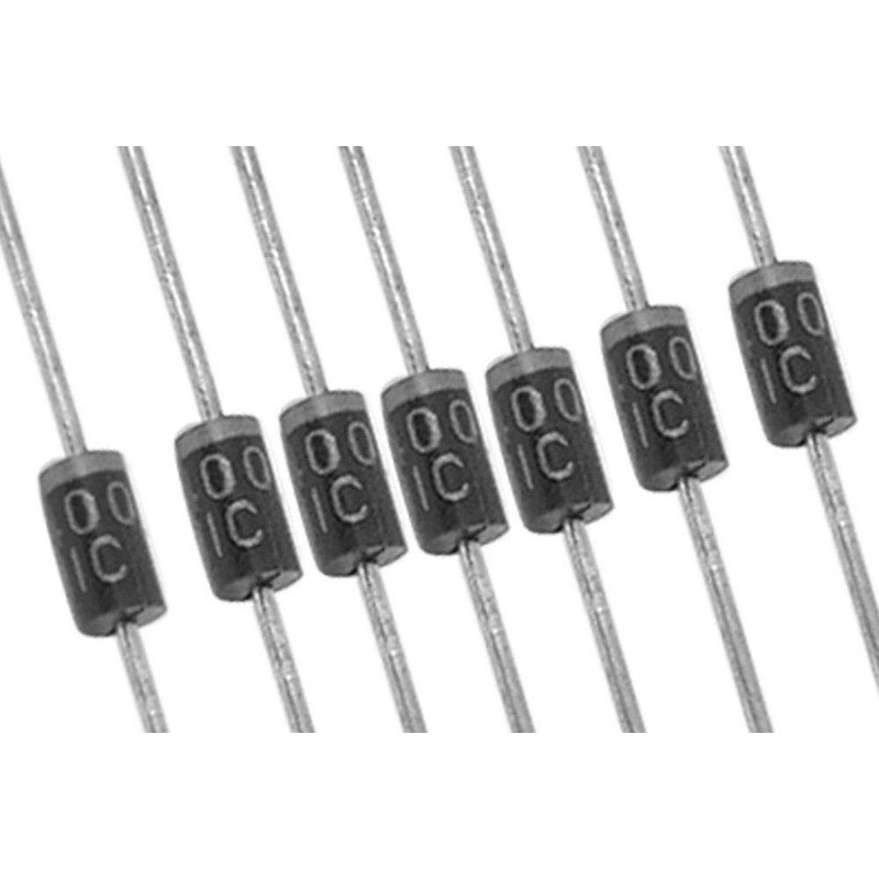 Atoms Industries 25x 1N4007 Diode 1A 1000V Rectifier Diodes Arduino
