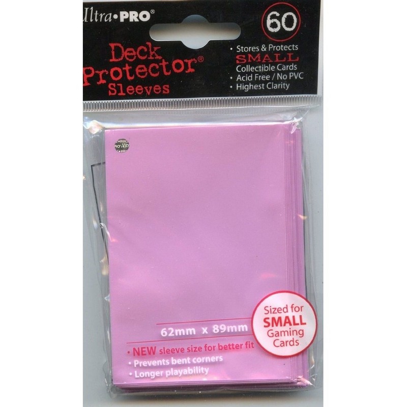 AMIGO Ultra Pro Yugioh Deck Protector Card Sleeves, Pink, Plastic,