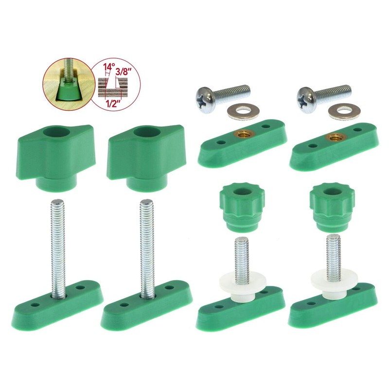 MICROJIG GR-200+DV-HK4.5K2-VP Grr-Ripper Advanced 3D Pushblock With Matchfit Dovetail Hardware